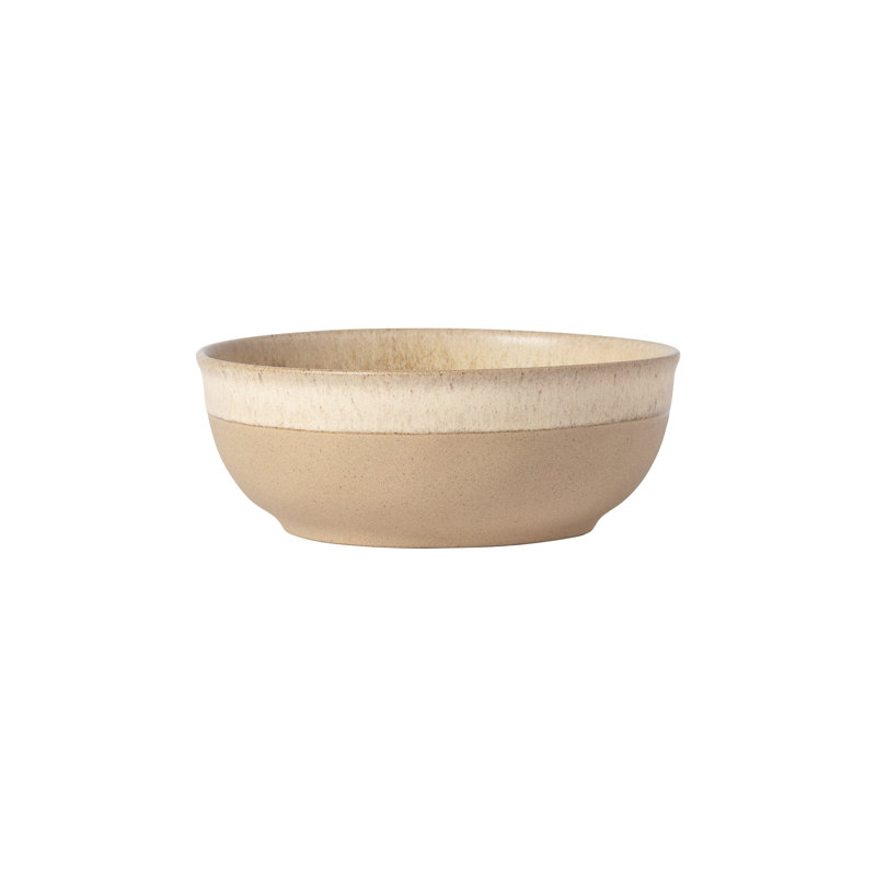 Arenito Handmade Stoneware Cereal Bowl, Champagne Yellow