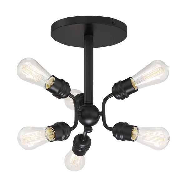 George Oliver Nester Semi Flush Mount & Reviews | Wayfair