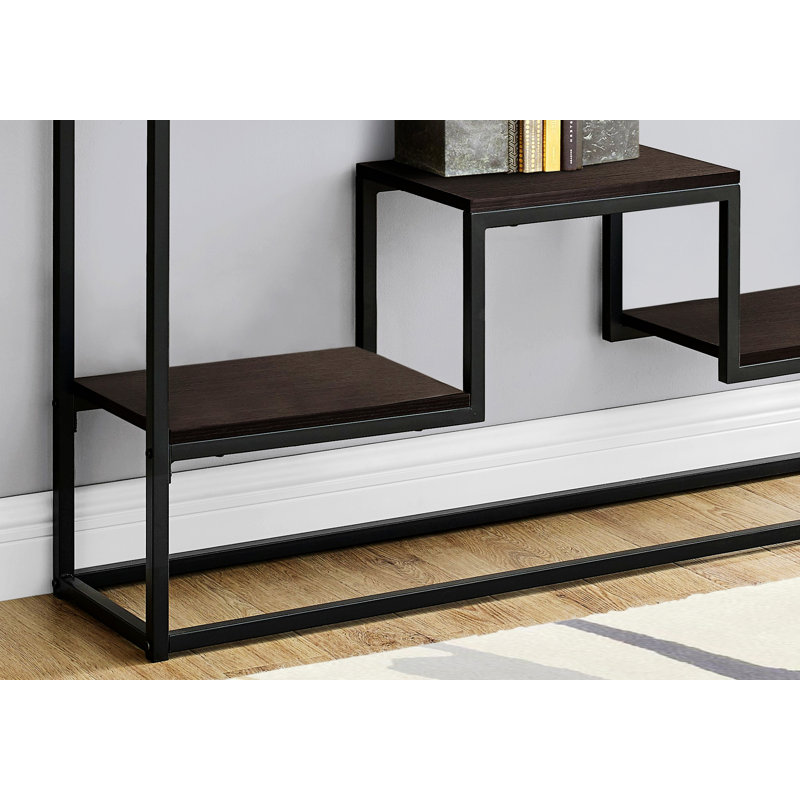 Accent Table, Living Room Console Table, Entryway Table, Narrow Side Table With Metal Frame