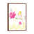 Classic Brown Wood Floater Framed