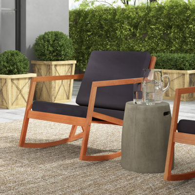 Cormach Mathew Patio Rocking Chair by Alcott Hill