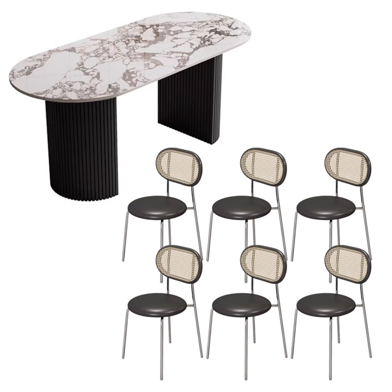 Table de salle à manger Modern, H 29,52 po x L 55,11 po x l 31,49 po