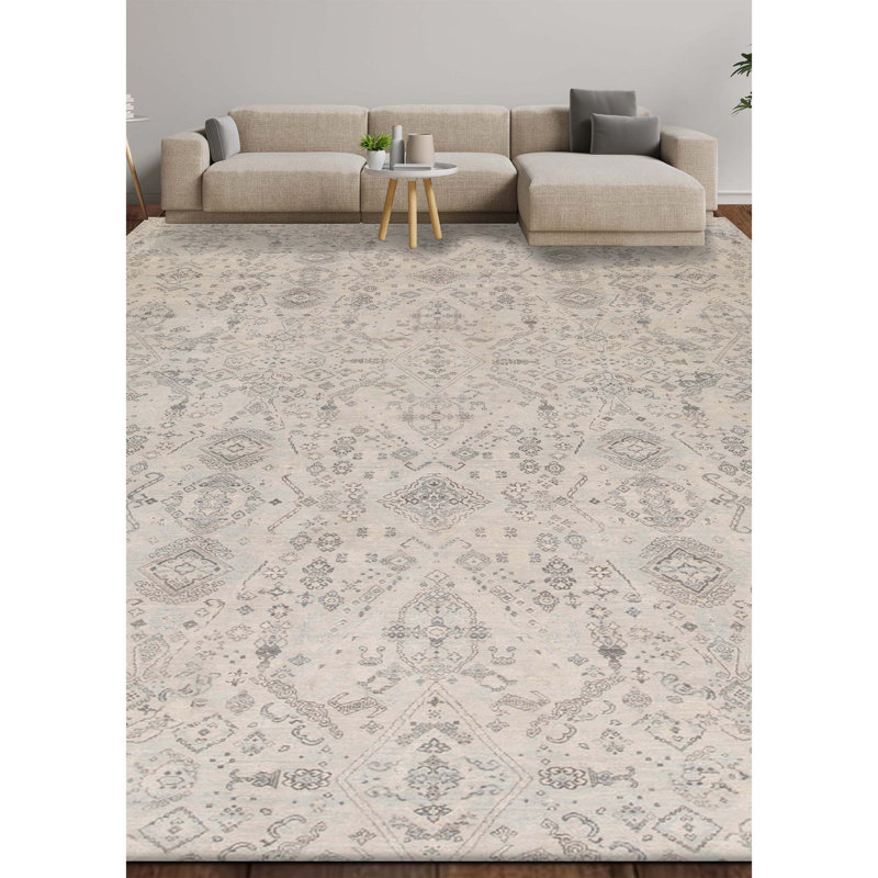 Wool Ikat Area Rug