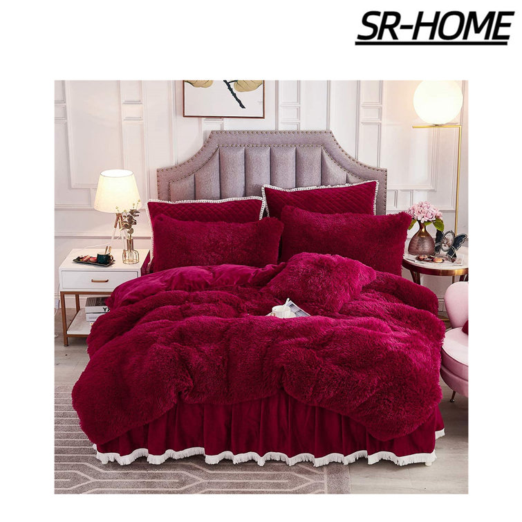 SR-HOME Velvet,plush,faux Fur Duvet Cover - Wayfair Canada