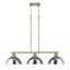 Luminaire suspendu linéaire 3 lumières Laramy-107150102-107150120
