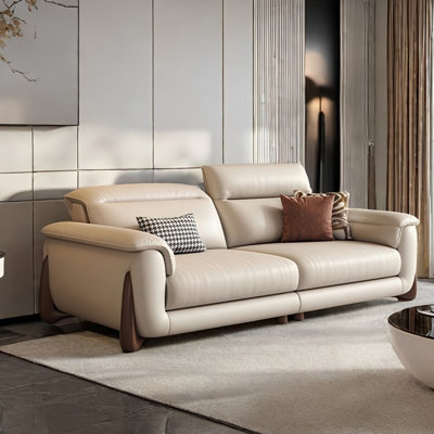 Canapé moderne simple de style crème pour petit appartement