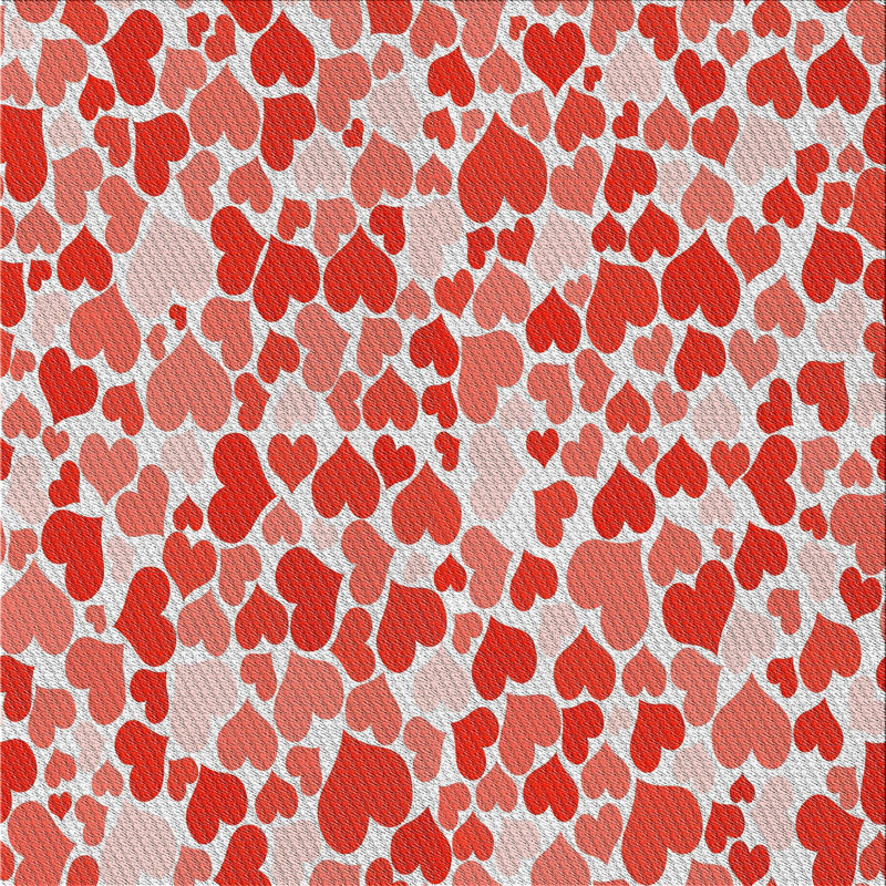 Tapis de zone rouge à motifs, Carré 8 pi