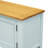 Cambridge Series  Ample Storage Vintage Console Table With Four Small Drawers And Bottom Shelf For Living Rooms-91164932