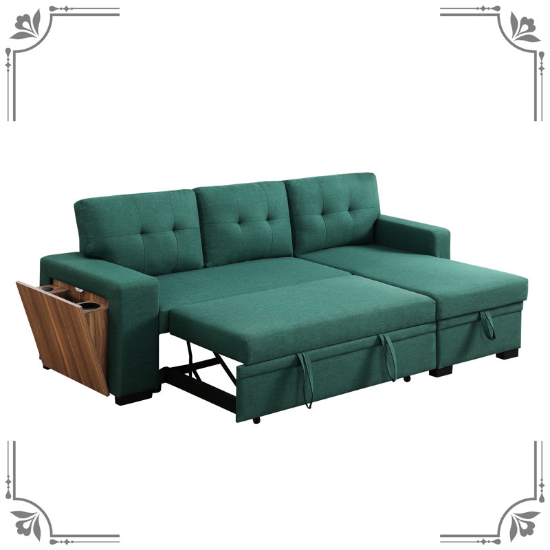 Upholstered 90.18 " Linen Blend Sectional