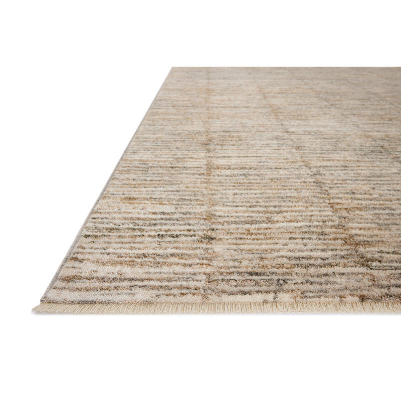 Tapis beige / brouillard Loloi Nellie, Rectangle 9 pi 6 po x 13 pi