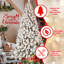 Arbre de Noël illuminé 7 pi avec 400 lumières blanc chaud UL-260202120