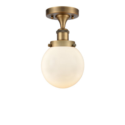 Plafonnier semi-encastré 6 lumières Georffrey