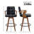 Eastwood 3 Pieces Swivel Faux Leather Counter&Bar Stools With Bamboo Frame-564010258-564010256