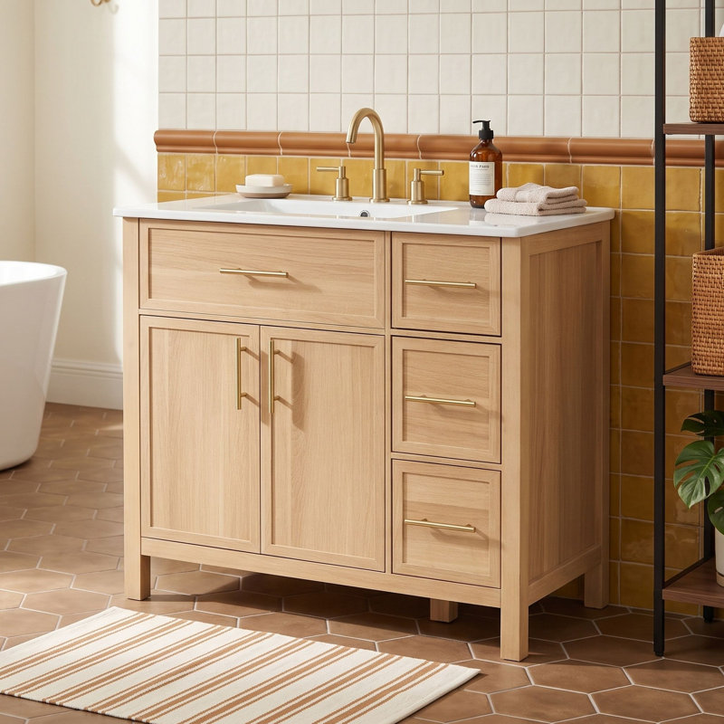Single Bathroom Vanity with Top