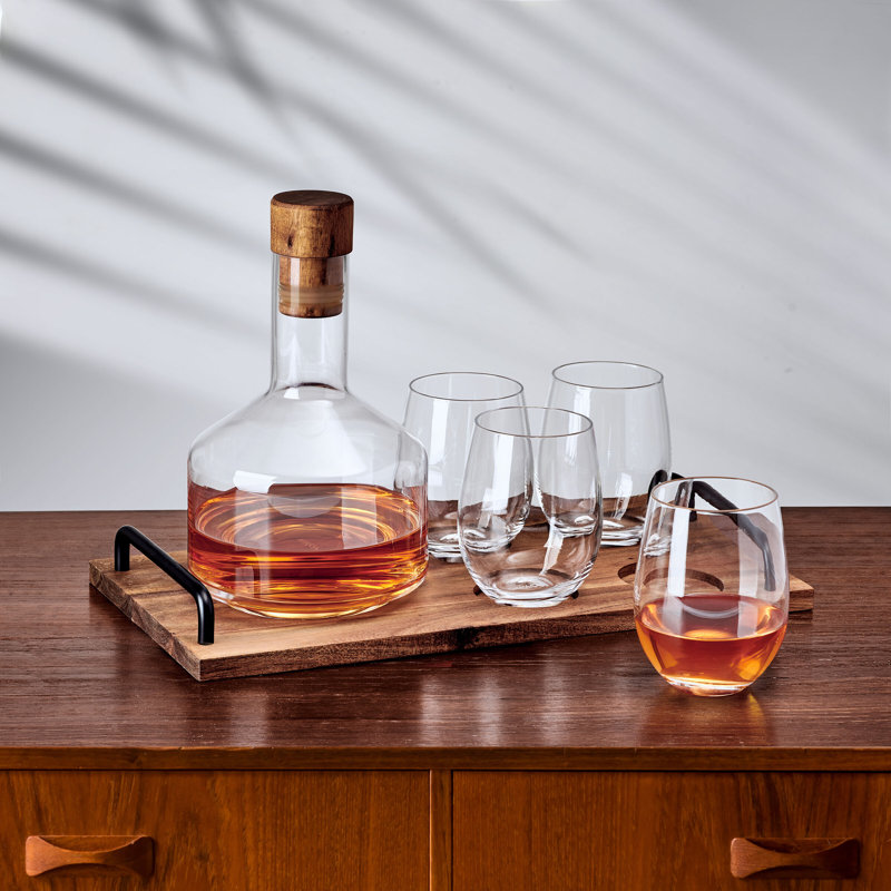 Ensemble de service de carafe à décanter Mikasa Glenwood, 7 pièces
