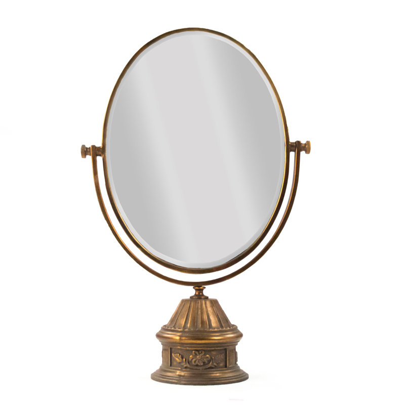 Cummins Oval Metal Beveled Mirror