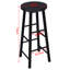 Upholstered Counter Stool with Metal Frame-757088884-757088879