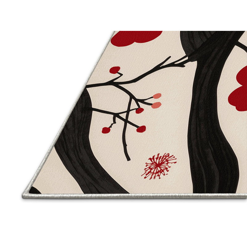 Cherry Hues Rug, Rectangle 8' x 10'