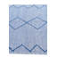 Tapis bleu Nathaniel