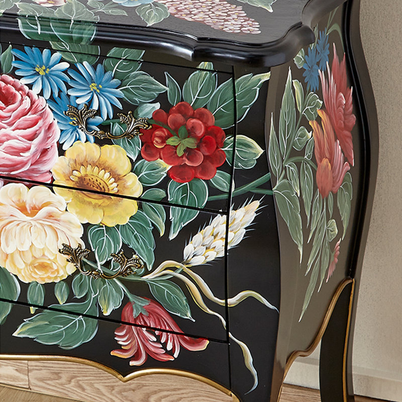 Charming Painted Two-Drawer Accent Chest