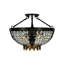 3 - Light Semi Flush Mount