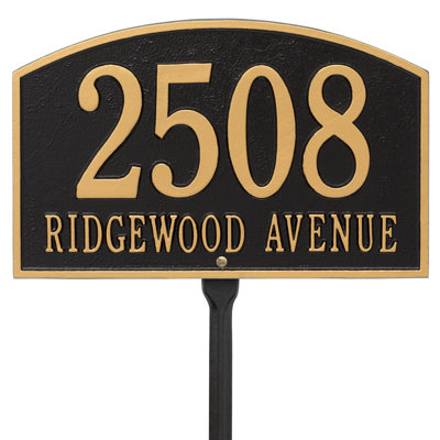 Legacy 2-Line Lawn Address Sign