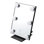 Lumiere Touch Pad Mini LED Makeup Mirror with Faux Crocodile leather Cover Stand, Aluminum frame