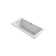 Underscore 65" x 32" Drop In or Undermount Heated Whirlpool Acrylic Bathtub with Heater