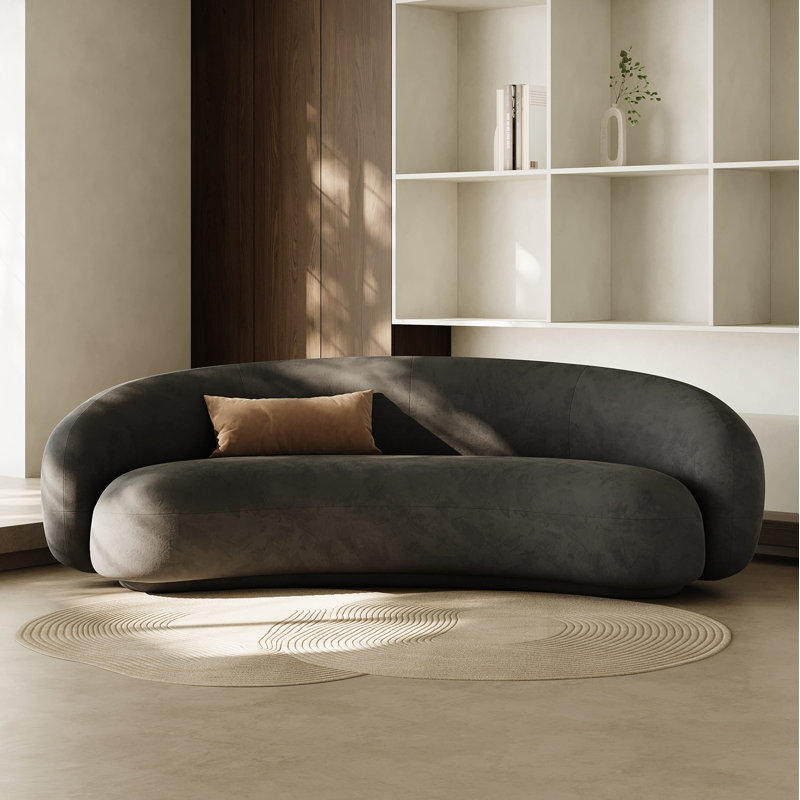 Canapé Minimalist Creative, Tissu gris foncé