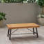 Table basse d'extérieur en bois d'acacia (table basse incluse, sans chaises)