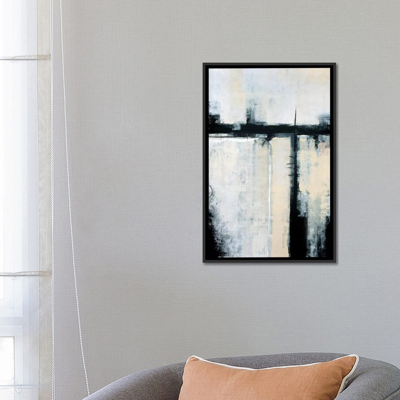 « moments par temps ii », impression sur toile, H 26 po x l 18 po x p 1,5 po, Toile avec cadre flottant noir, Pas de tapis