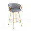 Tabourets Dardar, avec repose-pieds chromé et base / tabouret simple à pieds dorés-1566390690-1577701197