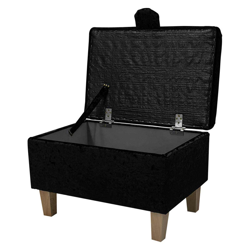 Polyester Upholstered Storage Bench