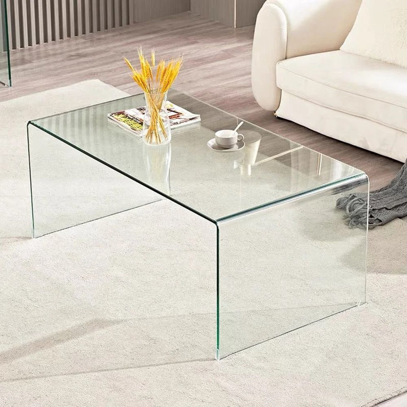 Table basse en verre trempé Ekinson 