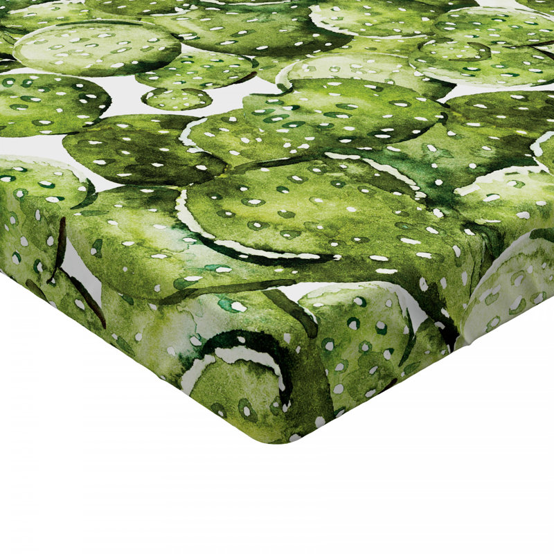 Drap-housse en microfibre Cactus, Drap-housse simple TG