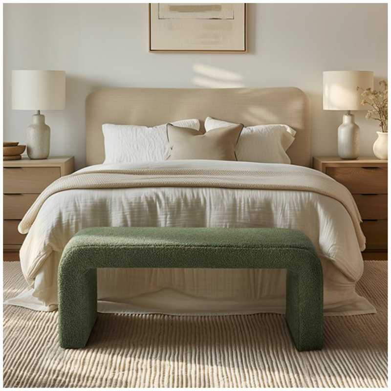 Banc Boucle crème l 42 po, Vert