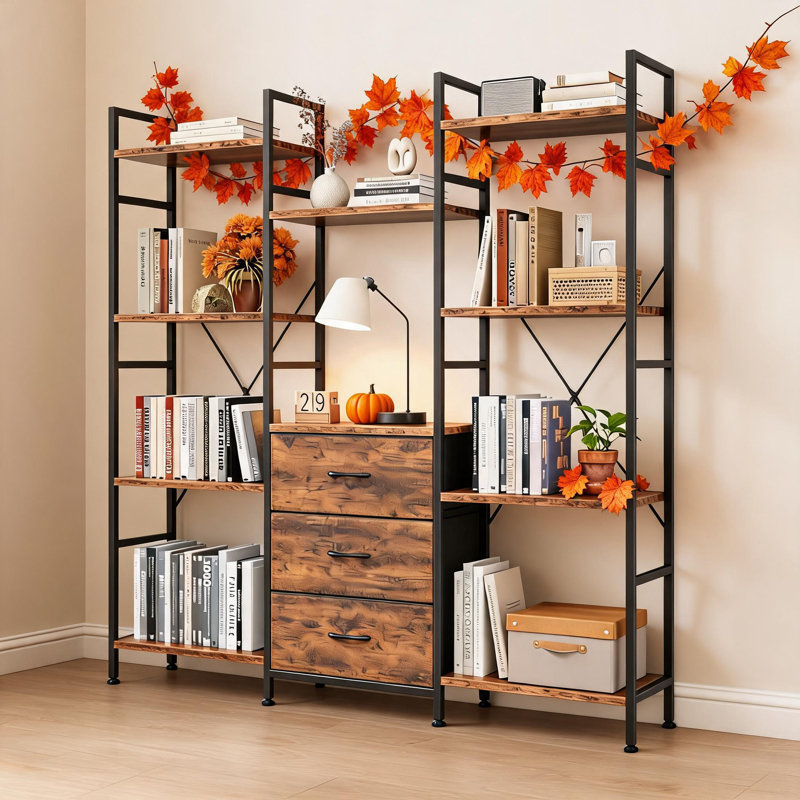 141.48 cm H x 119.89 cm W Book Display Bookcase