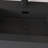 48" Wall-Mounted  Bathroom Vanity With Black Solid Surface Basin