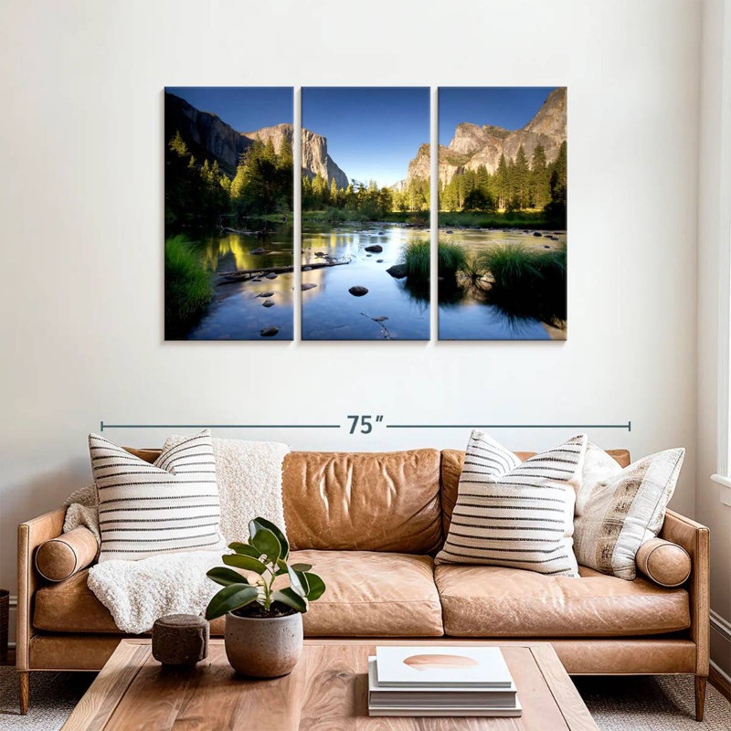 Alvord Tranquil Merced River, H 36 po x l 57 po
