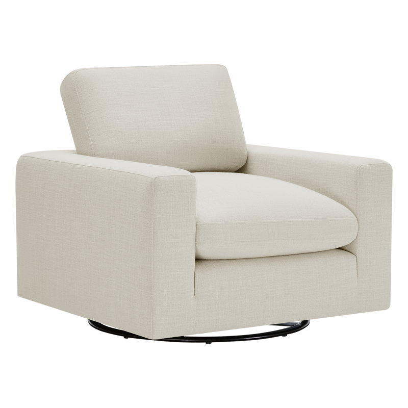 Fauteuil pivotant rembourré 35,4 po Asher, Lin Performance Effie