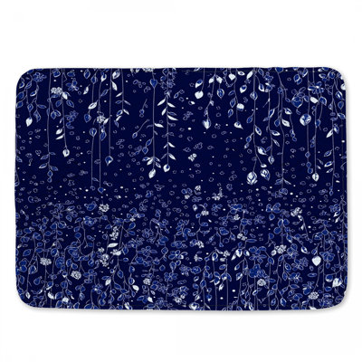 Tapis de bain floral