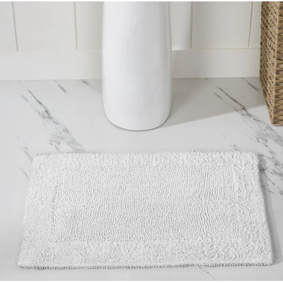 Jasmyne 100% Cotton Durable Tufted Machine Washable Bathroom Rug