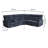 114 " Wide Power Reclining Sectional with Power USB Charging-1206982340