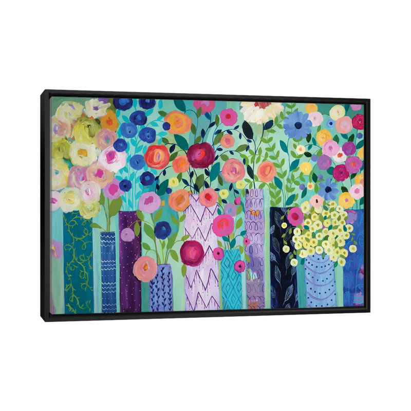 «Bounty VI», impression sur toile, Toile avec cadre noir, H 40 po x l 60 po x P 1,5 po, Pas de tapis
