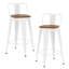 Tabouret de bar et de comptoir pivotant en métal-755827096-755827097
