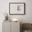 Encre, fleur de lotus, art floral rustique, impressions encadrées, affiches, petit art mural-104787906-104787905