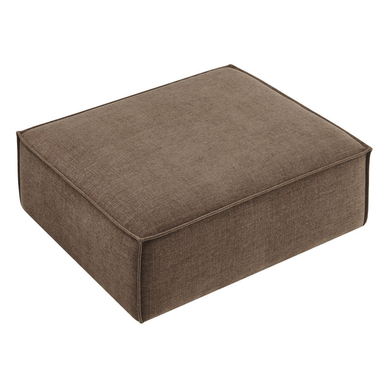 Repose-pieds modulaire en tissu Restoka Performance, Moka