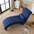 Velvet Recliner Chair with Button Tufting-2028904783