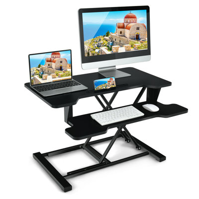 Convertisseur de bureau debout à hauteur ajustable Geirrod