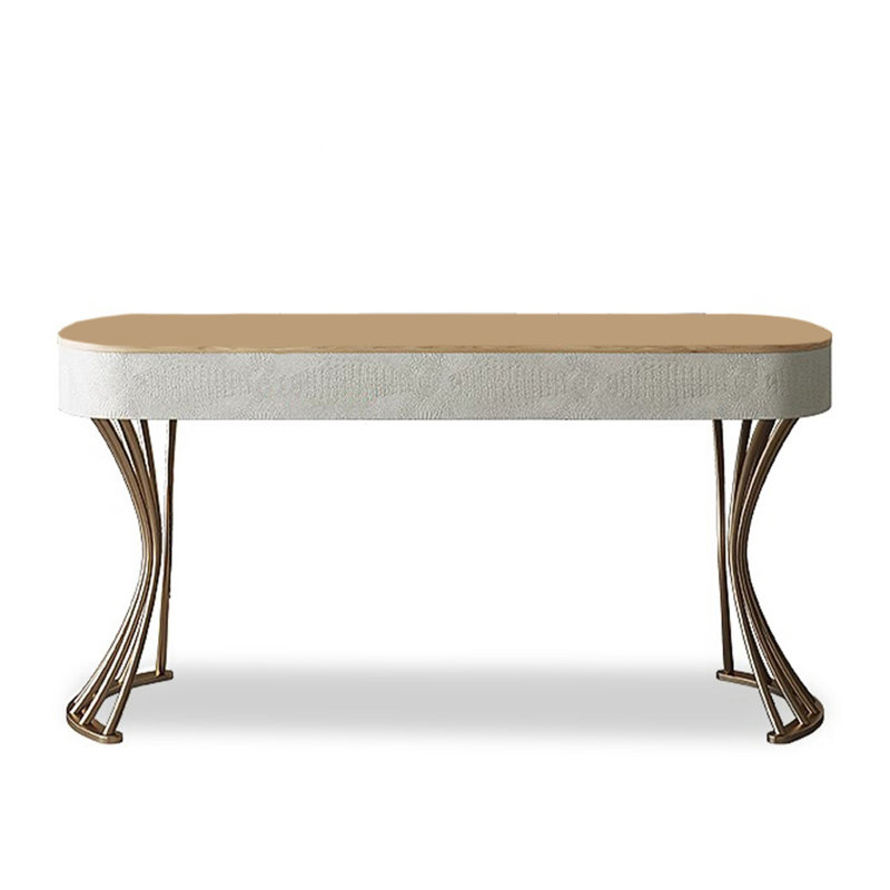 Bureau moderne en bois massif minimaliste, H 29,53 po x l 47,24 po x P 23,62 po